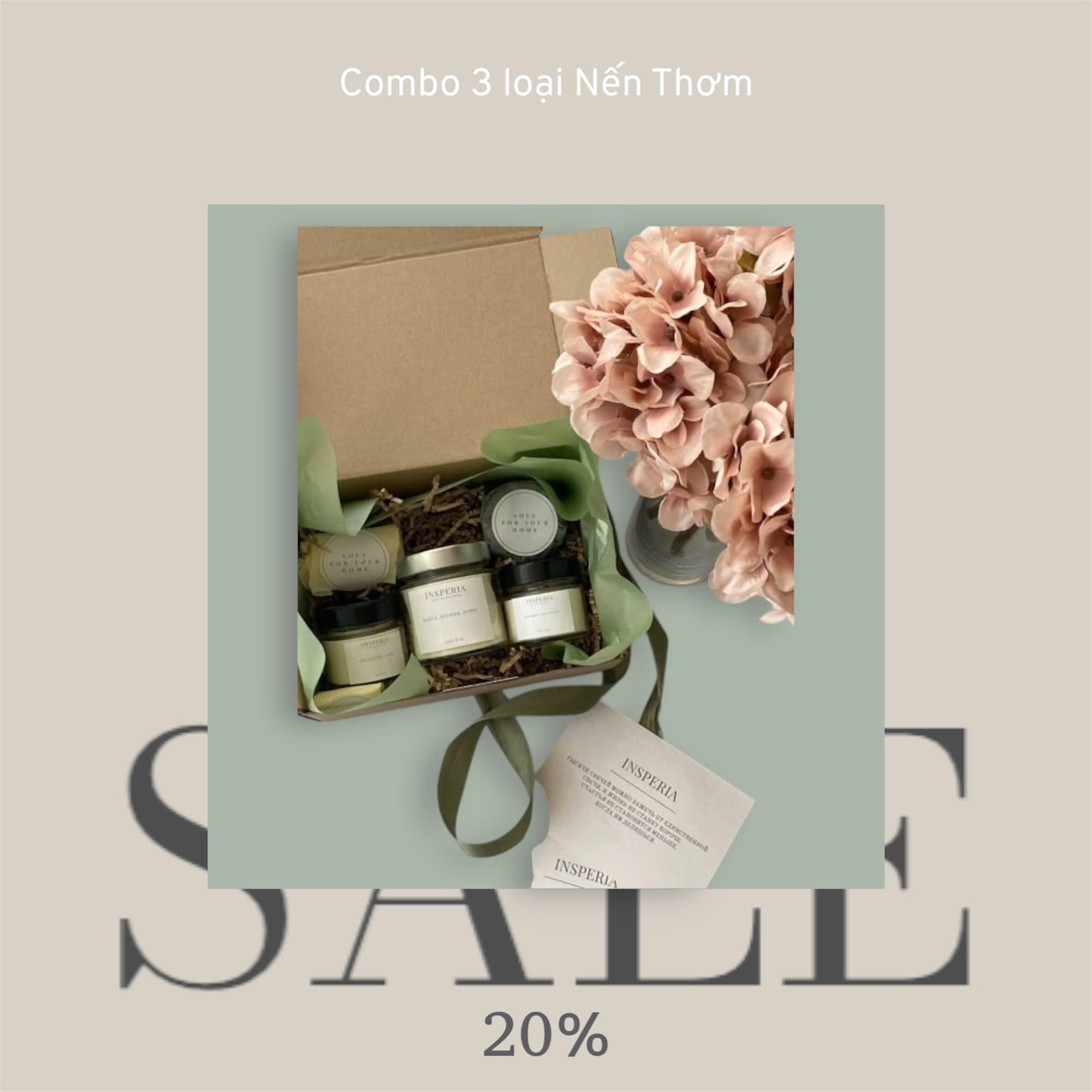 Combo 3 Loại Nến Thơm